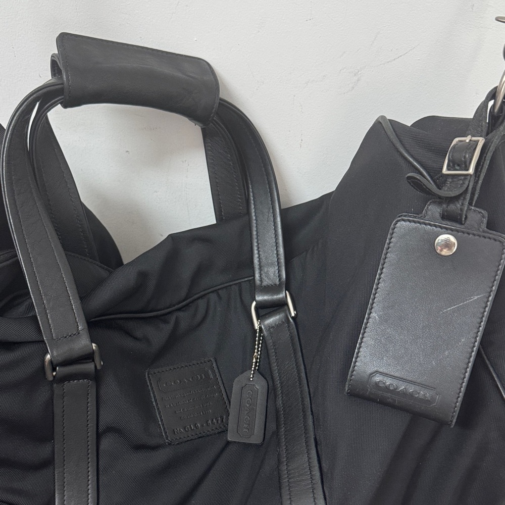 Coach Black Duffel Bag for Men - Picture 6 of 8